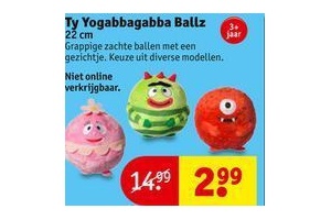 ty yogabbagabba ballz