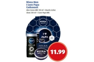 nivea men i love papa cadeauset