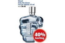 diesel only the brave eau de toilette 35 ml