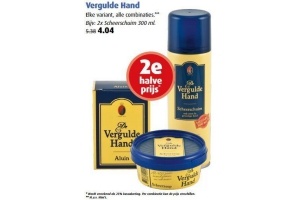 vergulde hand