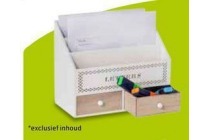 houten mailbox