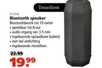 bluetooth speaker