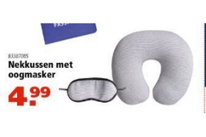 nekkussen met oogmasker