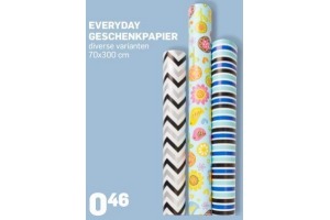 everyday geschenkpapier