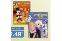 disney spelletjesboek