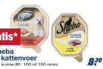 cesar of sheba honden of kattenvoer