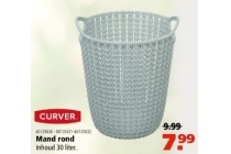 curver mand rond