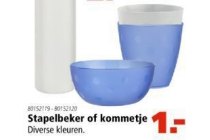 stapelbeker of kommetje