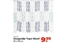 deurgordijn paper mixed