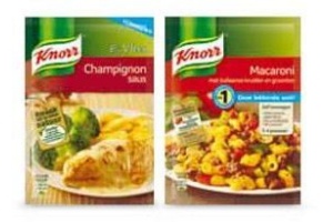 knorr maaltijdmixen of droge sauzen