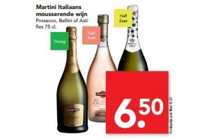martini italiaans mousserende wijn