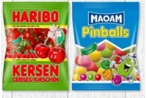 haribo gums maoam snoep of haribo vrolijke drop