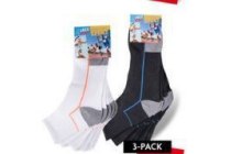 sportsokken 3 pack