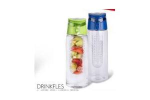 drinkfles met fruitfilter