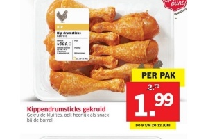 kippendrumsticks gekruid