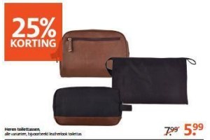 heren toilettassen