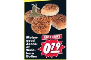 molengoud zonne of waldkorn bollen