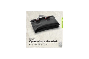 opvouwbare afwasbak