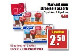 markant mini strooisels