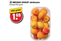 nieuwe oogst abrikozen