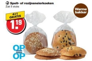 spelt of rozijneneierkoeken