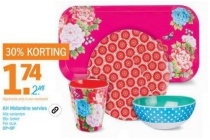 ah melamine servies 30 korting