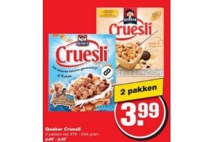 quaker cruesli