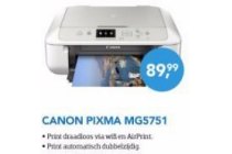 canon pixma mg5751 voor eur89 99