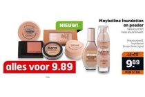 maybelline foundation en poeder