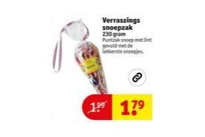 verrassingssnoepzak
