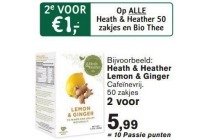 heath en heather 50 zakjes en bio thee