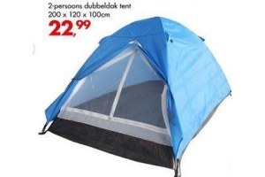 2 persoons dubbeldak tent