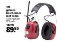 3m gehoorbeschermer met radio voor eur89 95