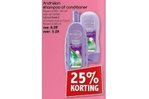 andrelon shampoo of conditioner