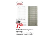 karwei horizontale jaloezie aluminium