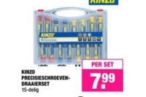 kinzo precisieschroeven draaierset