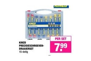 kinzo precisieschroeven draaierset