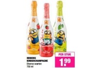 minions kinderchampagne