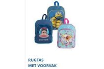 rugtas met voorvak