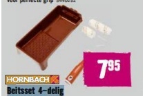 hornbach beitsset 4 delig