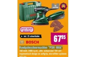 bosch handpalmschuurmachine psm 160a