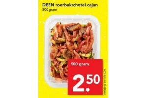 deen roerbakschotel cajun