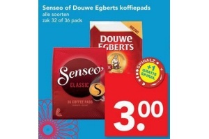 senseo of douwe egberts koffiepads