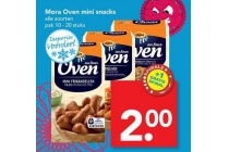 mora oven mini snacks