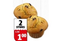 vanille chocolade muffins