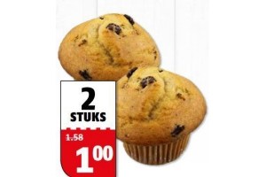 vanille chocolade muffins