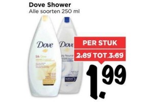 dove shower