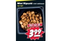 mini kipsate met satesaus