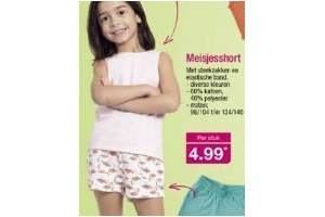 meisjesshort