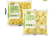minikrieltjes of aardappelschijfjes